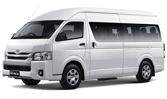 Rent Minibus Hiace Lombok 12 Seater Full Day 12 Hours