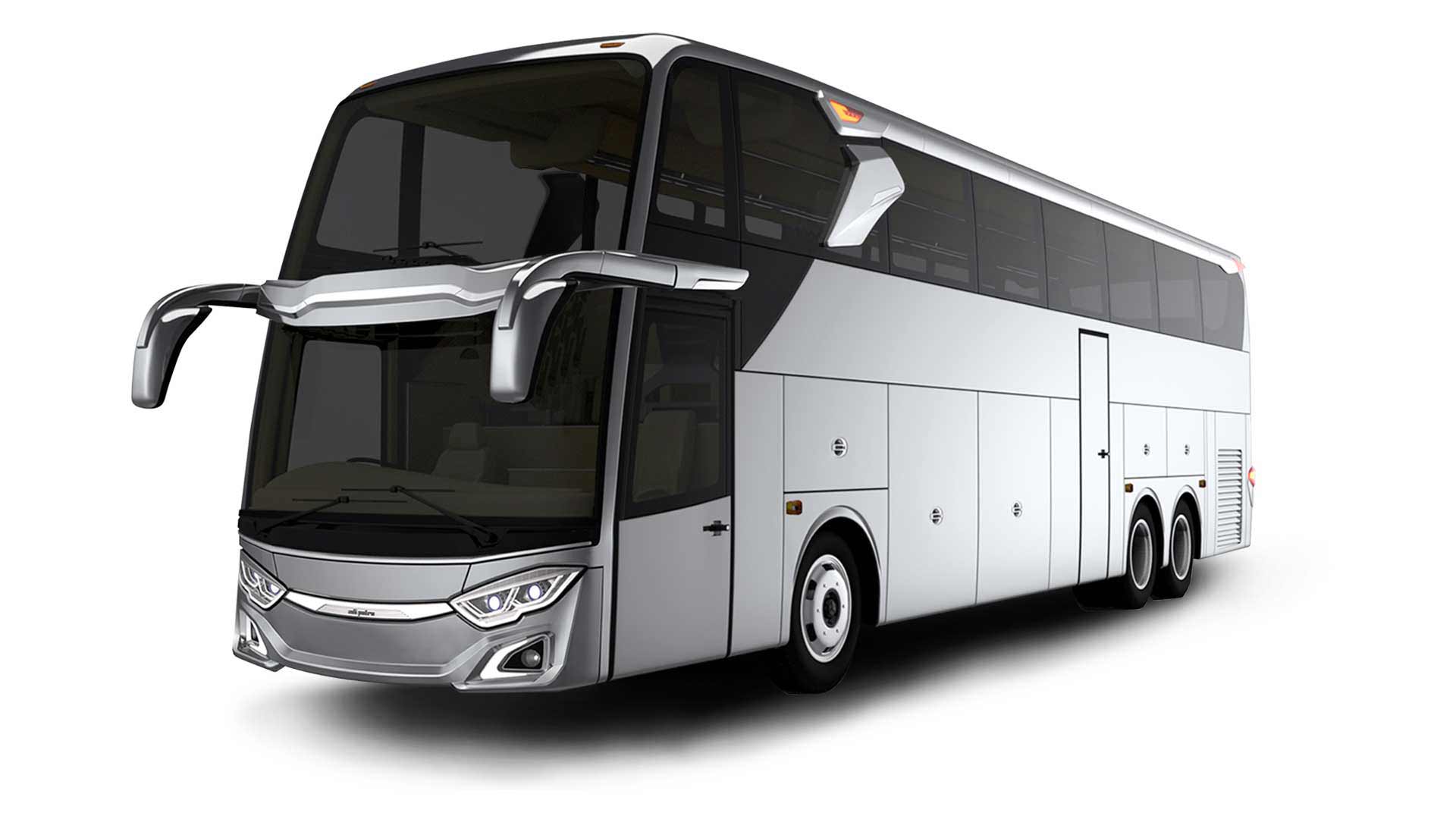 Rent Jet Bus Lombok 50 seater Full Day 12 Hours